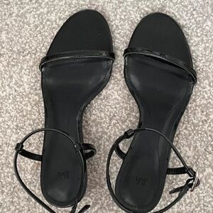 H&M Elegant Black Strap Sandals